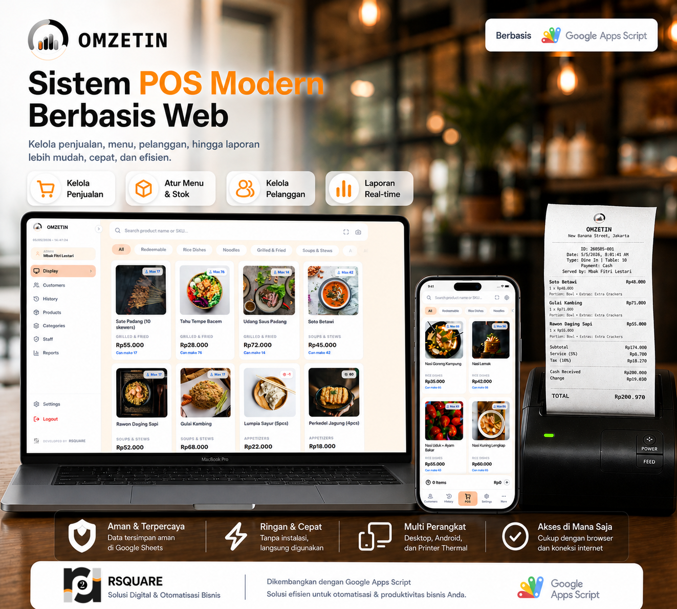 OMZETIN (Point of Sale) - Preview 1
